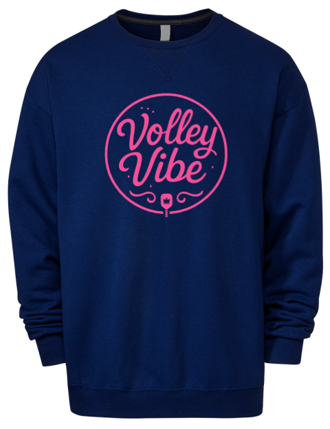 Pickleball Pretty Badass Premium Unisex Crewneck Sweatshirt