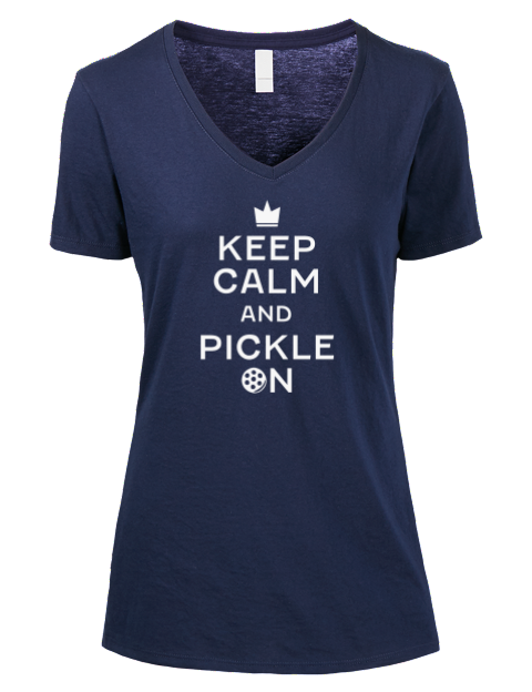 Pickleball Bangers & Smash Premium Ladies V-Neck T-Shirt