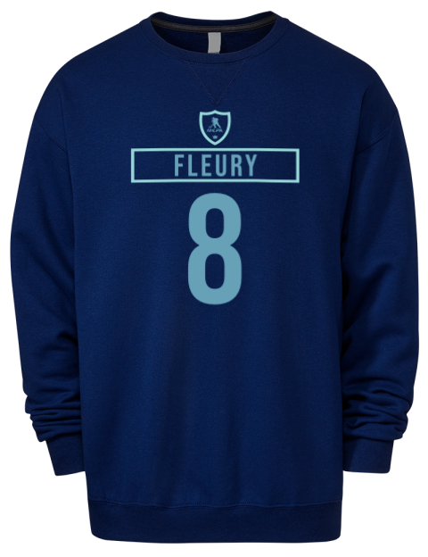 Away Jersey Cale Fleury Premium Unisex Crewneck Sweatshirt | Swagsta
