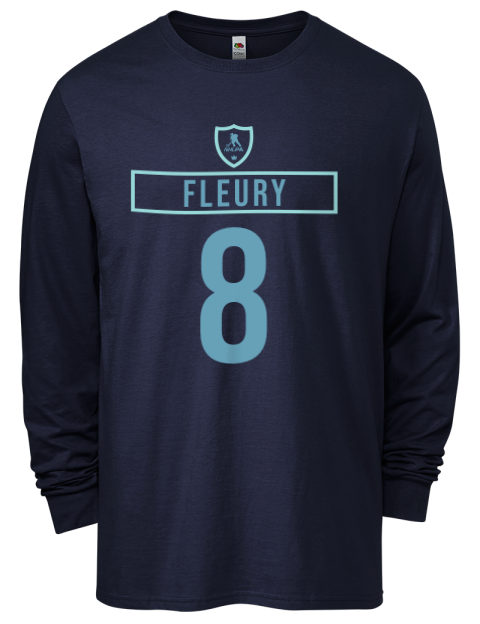 Away Jersey Cale Fleury Men's Long-Sleeve T-Shirt | Swagsta