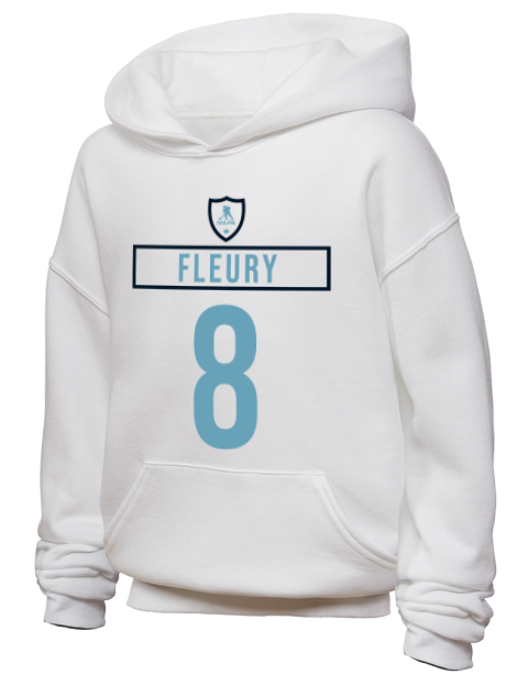 Home Jersey Cale Fleury Youth Hooded Sweatshirt | Swagsta