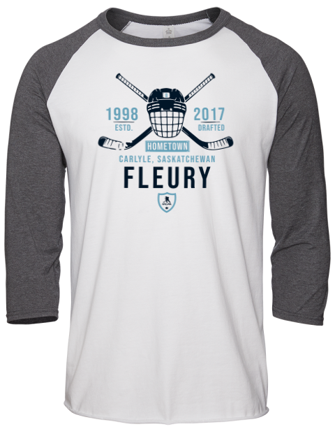 Classic Heritage Cale Fleury Unisex Premium Three-Quarter Raglan T-Shirt | Swagsta