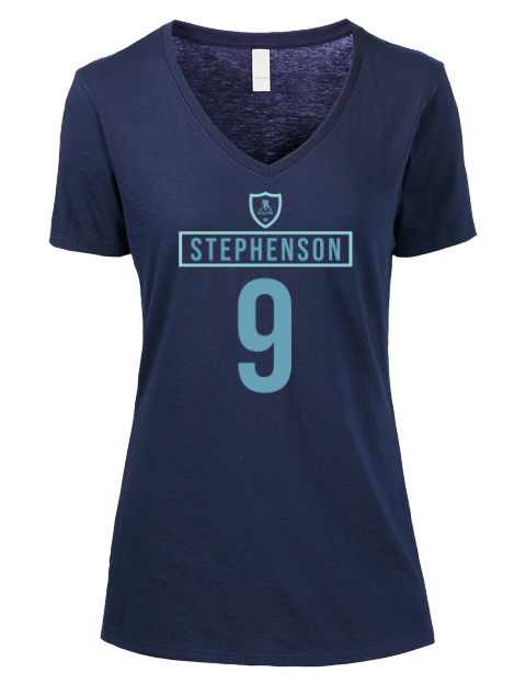 Away Jersey Chandler Stephenson Premium Ladies V-Neck T-Shirt | Swagsta