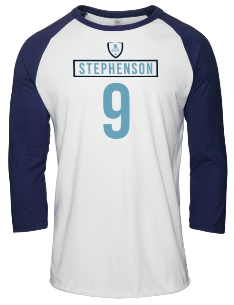 Home Jersey Chandler Stephenson Unisex Premium Three-Quarter Raglan T-Shirt | Swagsta