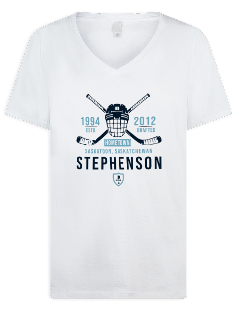 Classic Heritage Chandler Stephenson Premium Ladies V-Neck T-Shirt | Swagsta