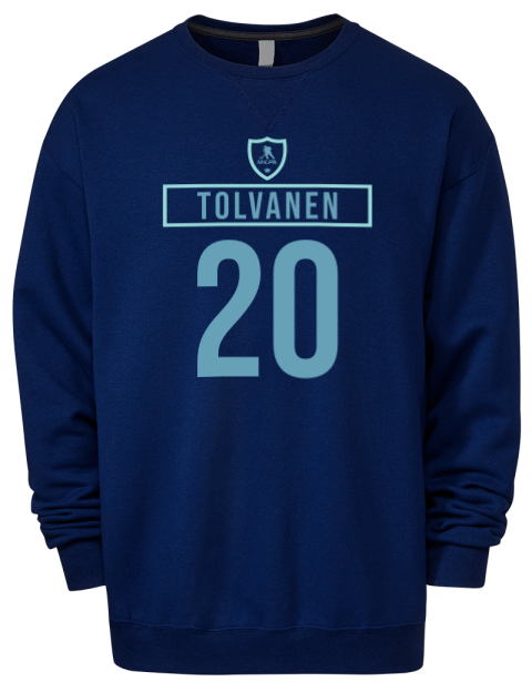 Away Jersey Eeli Tolvanen Premium Unisex Crewneck Sweatshirt | Swagsta