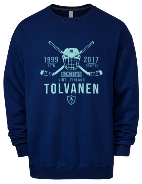 Heritage Eeli Tolvanen Premium Unisex Crewneck Sweatshirt | Swagsta