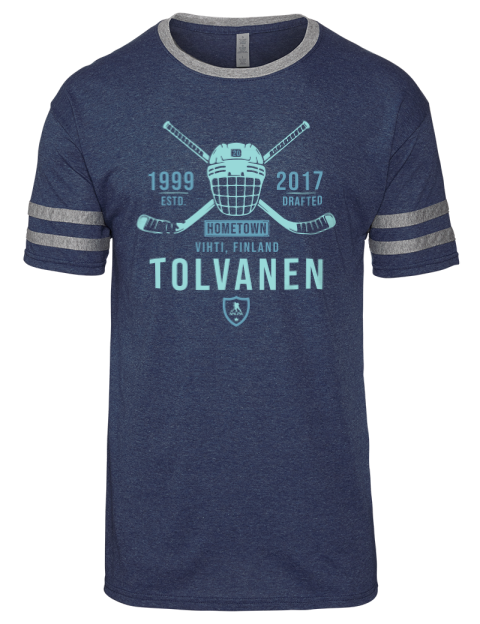 Heritage Eeli Tolvanen Men's Tri-Blend T-Shirt | Swagsta