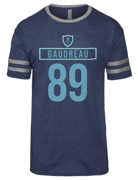 Away Jersey Frederick Gaudreau Men's Tri-Blend T-Shirt | Swagsta