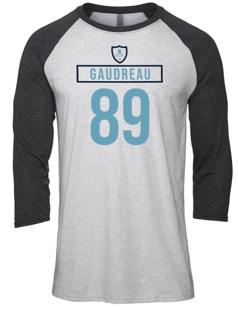 Home Jersey Frederick Gaudreau Unisex Premium Three-Quarter Raglan T-Shirt | Swagsta