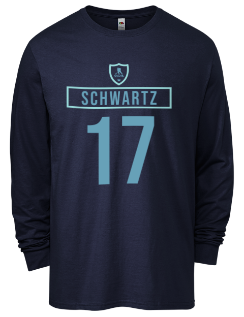 Away Jersey Jaden Schwartz Men's Long-Sleeve T-Shirt | Swagsta