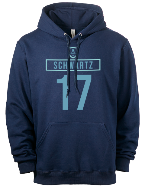 Away Jersey Jaden Schwartz Eco Premium Unisex Hooded Sweatshirt | Swagsta