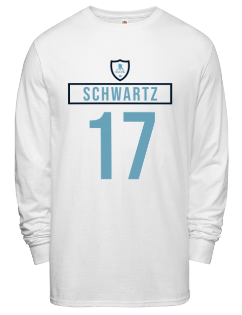 Home Jersey Jaden Schwartz Men's Long-Sleeve T-Shirt | Swagsta