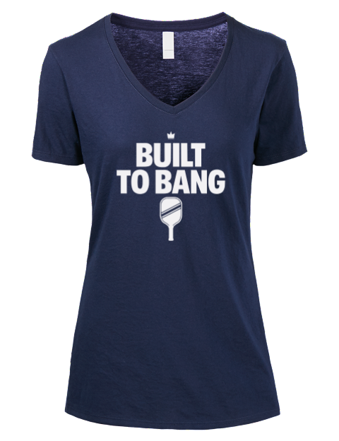 Pickleball Bangers & Smash Premium Ladies V-Neck T-Shirt