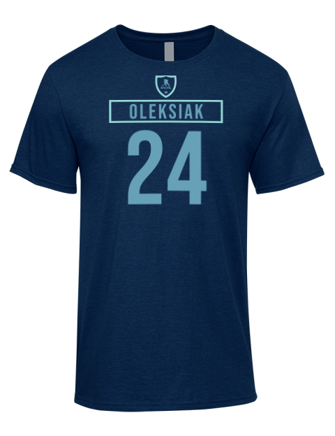 Away Jersey Jamie Oleksiak Premium Ring-Spun Cotton Unisex T-Shirt | Swagsta