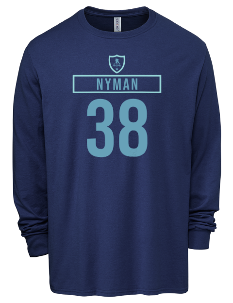 Away Jersey Jani Nyman Men's Premium Blend Long Sleeve-T-Shirt | Swagsta