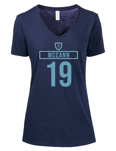 Away Jersey Jared McCann Premium Ladies V-Neck T-Shirt | Swagsta