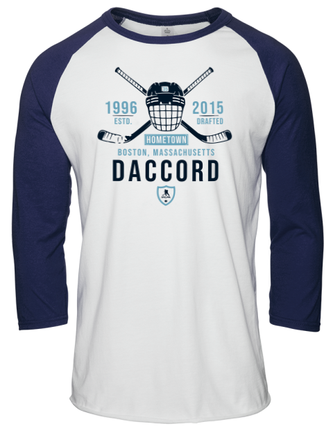 Classic Heritage Joey Daccord Unisex Premium Three-Quarter Raglan T-Shirt | Swagsta