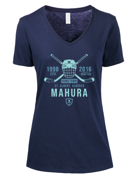 Heritage Josh Mahura Premium Ladies V-Neck T-Shirt | Swagsta