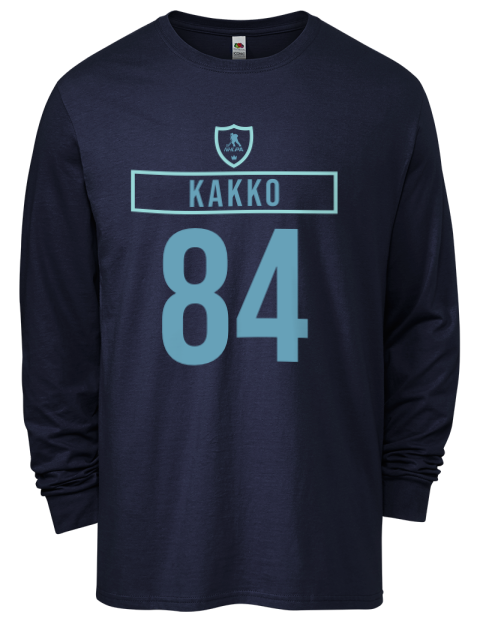 Away Jersey Kaapo Kakko Men's Long-Sleeve T-Shirt | Swagsta