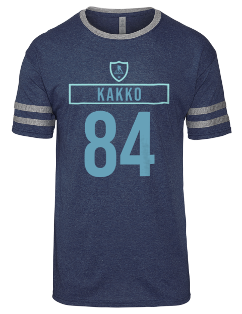 Away Jersey Kaapo Kakko Men's Tri-Blend T-Shirt | Swagsta