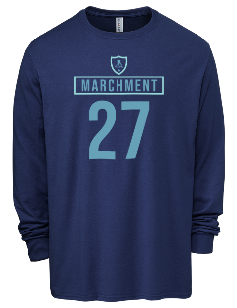 Away Jersey Mason Marchment Men's Premium Blend Long Sleeve-T-Shirt | Swagsta