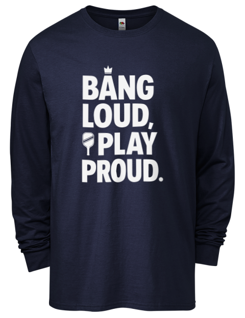 Pickleball Bangers & Smash Men's Long-Sleeve T-Shirt