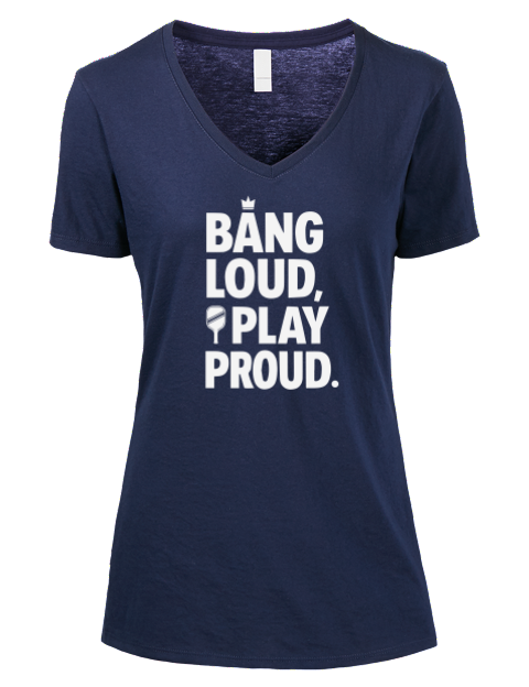 Pickleball Bangers & Smash Premium Ladies V-Neck T-Shirt