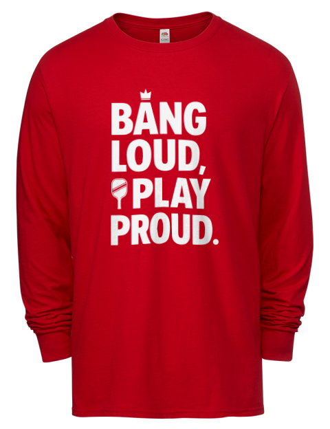 Pickleball Bangers & Smash Men's Long-Sleeve T-Shirt
