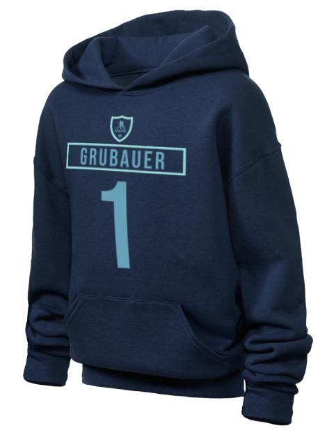 Away Jersey Philipp Grubauer Youth Hooded Sweatshirt | Swagsta