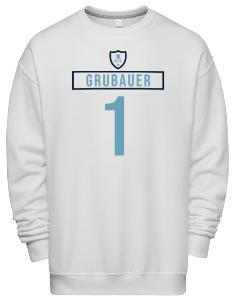 Home Jersey Philipp Grubauer Premium Unisex Crewneck Sweatshirt | Swagsta