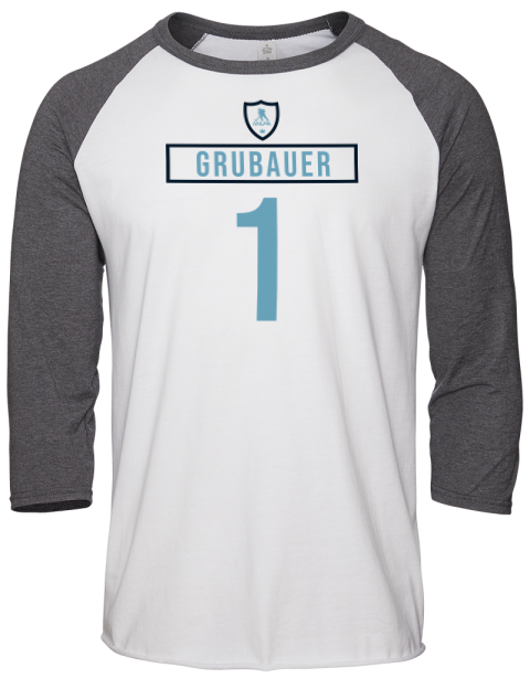 Home Jersey Philipp Grubauer Unisex Premium Three-Quarter Raglan T-Shirt | Swagsta