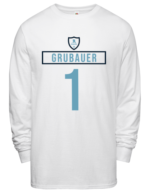 Home Jersey Philipp Grubauer Men's Long-Sleeve T-Shirt | Swagsta