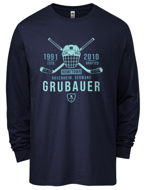 Heritage Philipp Grubauer Men's Long-Sleeve T-Shirt | Swagsta