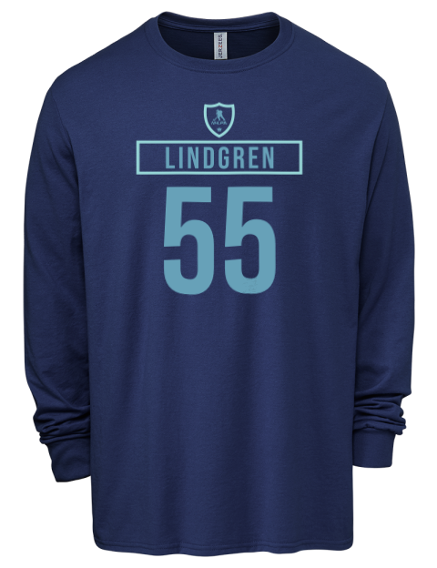 Away Jersey Ryan Lindgren Men's Premium Blend Long Sleeve-T-Shirt | Swagsta