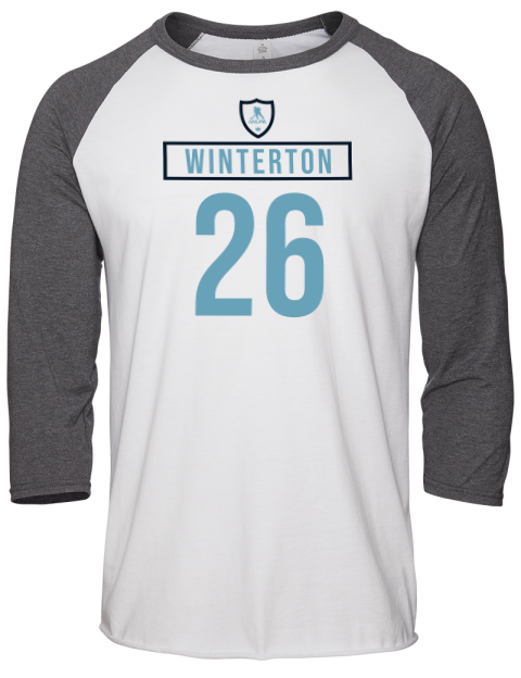 Home Jersey Ryan Winterton Unisex Premium Three-Quarter Raglan T-Shirt | Swagsta