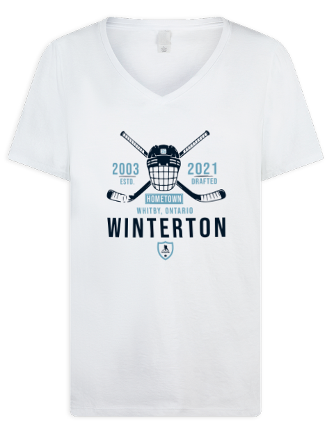 Classic Heritage Ryan Winterton Premium Ladies V-Neck T-Shirt | Swagsta