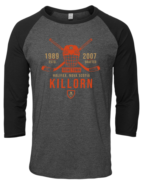 Heritage Alex Killorn Unisex Premium Three-Quarter Raglan T-Shirt | Swagsta