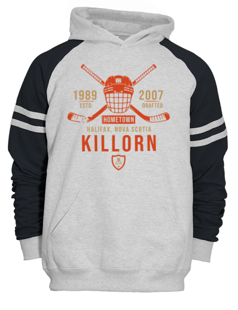 Heritage Alex Killorn Unisex Varsity Color-Block Hooded Sweatshirt | Swagsta