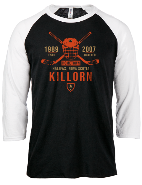 Heritage Alex Killorn Unisex Premium Three-Quarter Raglan T-Shirt | Swagsta