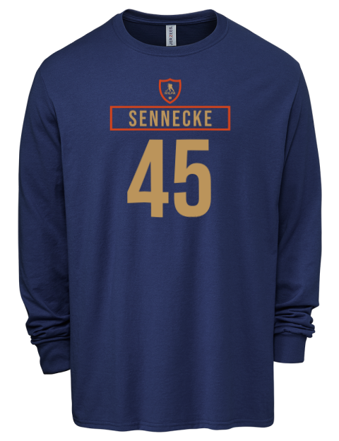 Away Jersey Beckett Sennecke Men's Premium Blend Long Sleeve-T-Shirt | Swagsta