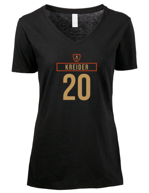 Away Jersey Chris Kreider Premium Ladies V-Neck T-Shirt | Swagsta