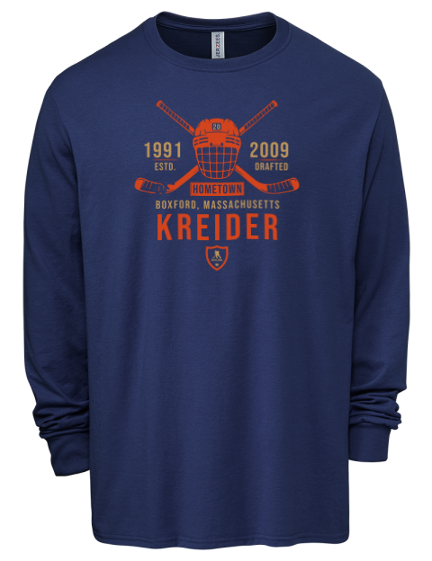 Heritage Chris Kreider Men's Premium Blend Long Sleeve-T-Shirt | Swagsta