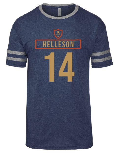 Away Jersey Drew Helleson Men's Tri-Blend T-Shirt | Swagsta