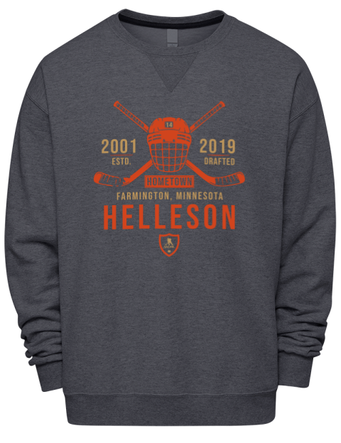 Heritage Drew Helleson Premium Unisex Crewneck Sweatshirt | Swagsta