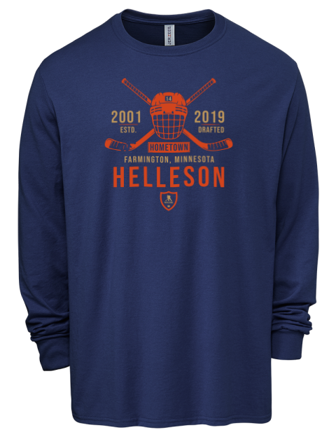 Heritage Drew Helleson Men's Premium Blend Long Sleeve-T-Shirt | Swagsta