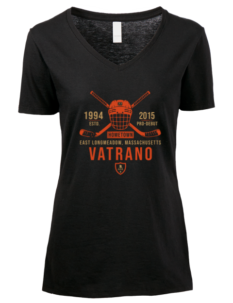 Heritage Frankie Vatrano Premium Ladies V-Neck T-Shirt | Swagsta