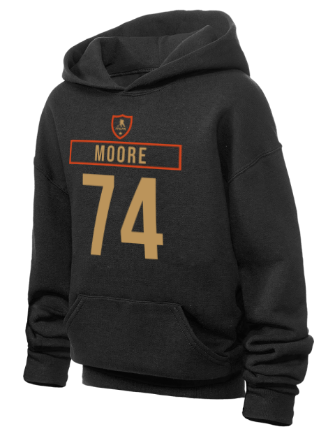 Away Jersey Ian Moore Youth Hooded Sweatshirt | Swagsta