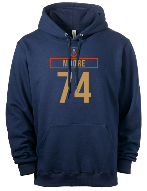 Away Jersey Ian Moore Eco Premium Unisex Hooded Sweatshirt | Swagsta