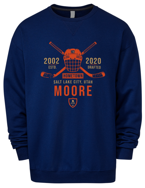 Heritage Ian Moore Premium Unisex Crewneck Sweatshirt | Swagsta